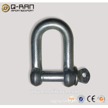 High Quality Rigging European Carbon Steel D Shackle